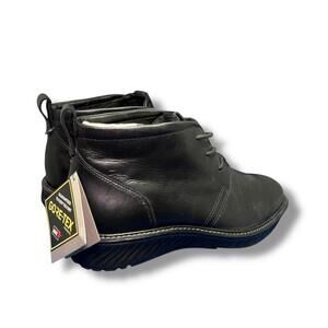 ECCO Soft 7 GTX Ankle Boots Size 6.5 US 40 EUR Black Leather Gore-Tex NEW